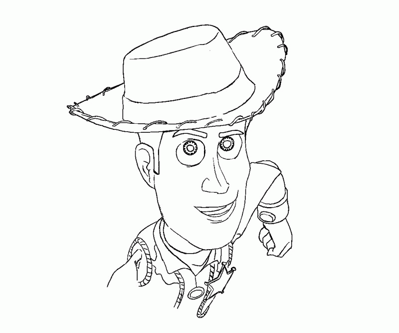 Plansa de colorat cu Toy Story 28 82